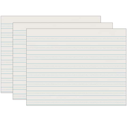 Pacon&#xAE; Newsprint Skip-A-Line Handwriting Paper, 3 Packs of 500